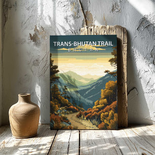 Toile de fond de la piste Trans Bhoutan Bhoutan