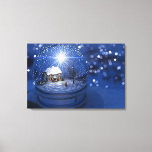 Toile de fond de Noël Globe Starlight