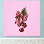 Toile de fond esthétique Cerise Coquette (Insitu (Plancher de Bois))