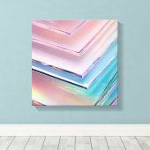 Toile de fond pastel holographique (Insitu (Plancher de Bois))