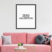 Toile de fond Zero Validation Externe Professionne (Insitu(Salon))