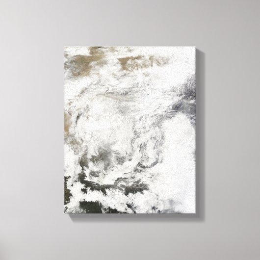 Toile De fortes chutes de neige en Chine (Recto)