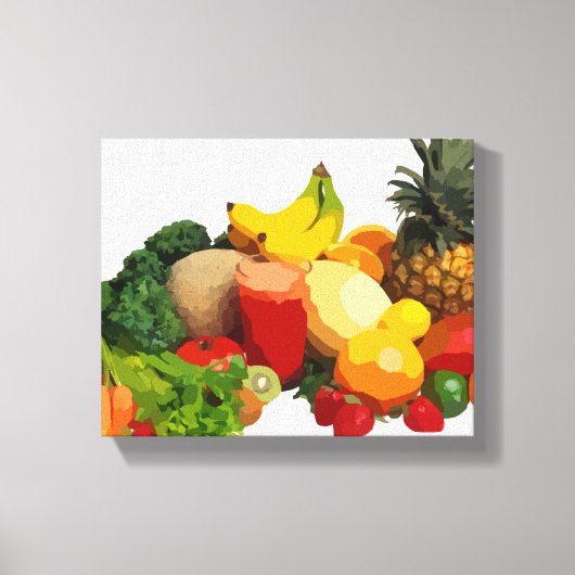 Toile de Fruit et Végétal Enveloppé (Recto)