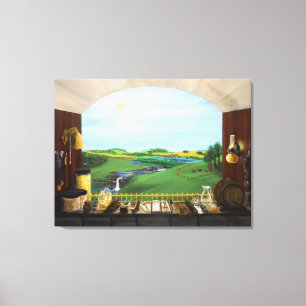 Toile de galerie des distillateurs Window-36x27