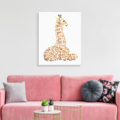 Toile de girafe du monde Imprimer (Insitu(Salon))