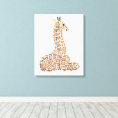 Toile de girafe du monde Imprimer (Insitu (Plancher de Bois))