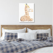 Toile de Giraffe native (Insitu(Chambre))