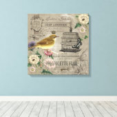 Toile de jardin français vintage (Insitu (Plancher de Bois))