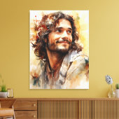 Toile de Jésus souriant Imprimer (Insitu(Salon))
