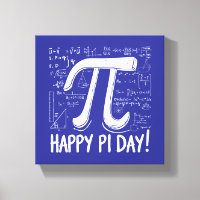 Toile de jour Pi Imprimer - Art mathématique éléga