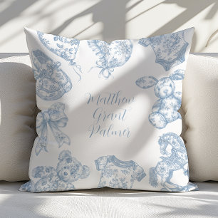 Toile de Jouy Baby Boy Kussen