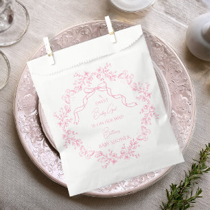 Toile de Jouy Chinoiserie Vlinders Baby Shower Bedankzakje