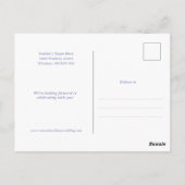 Toile de jouy Enregistrer la date Carte postale (Dos)