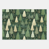 Toile de Jouy Holiday Patterns Inpakpapier Vel (Voorkant 2)