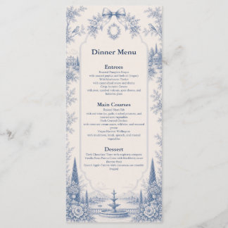 Toile de Jouy Lieu Histoire Menu de Mariage