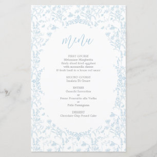 Toile de Jouy Menu Kaart
