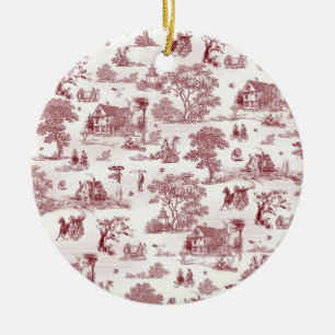 Toile De Jouy -  middag Keramisch Ornament