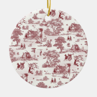 Toile De Jouy - middag Keramisch Ornament