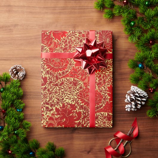 Toile de Jouy patroon. Cadeaupapier (Feestdagen Geschenken)