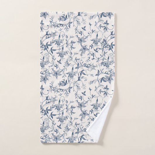 Toile De Jouy Pattern Bad Handdoek (Handdoek)