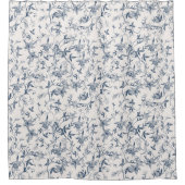 Toile De Jouy Pattern Douchegordijn (Voorkant)