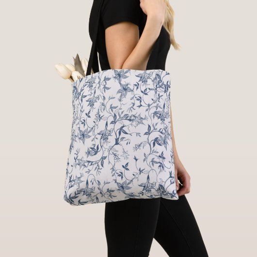 Toile De Jouy Pattern Draagtas (Dichtbij)