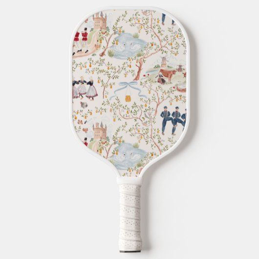 Toile De Jouy Pickleball Paddle (Voorkant)