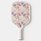 Toile de Jouy  Pickleball Paddle (Achterkant)