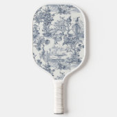 Toile de Jouy Pickleball Paddle (Voorkant)