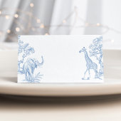 Toile de jouy Safari minimaliste des cartes de lie