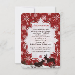 Toile de jute bourgogne, flocons de neige, carte d