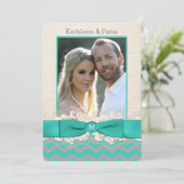 Toile de jute de FAUX, invitation de mariage de (Debout devant)