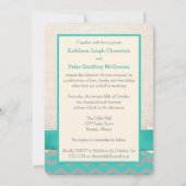 Toile de jute de FAUX, invitation de mariage de (Dos)