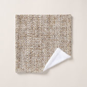 Toile de jute de ferme rustique (Gant de toilette)