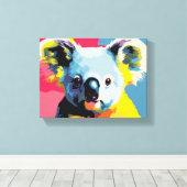 Toile de koala colorée enveloppée (Insitu (Plancher de Bois))