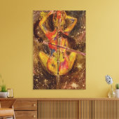 Toile de la Dame au Violoncelle Impression dans l' (Insitu(Salon))