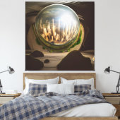 Toile de la grotte de Surreal Glass World Plato (Insitu(Chambre))