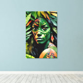 Toile De La Jungle "Arayúna" - Femmes En Amazonie (Insitu (Plancher de Bois))