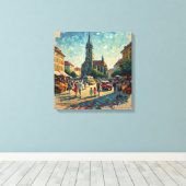 Toile de la Place du Marché de Cluj-Napoca (Insitu (Plancher de Bois))