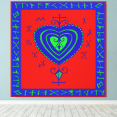 Toile de la Terre VooDoo Mère (Insitu (Plancher de Bois))