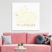 Toile de lapin Wor(l)d Imprimer (Insitu(Salon))