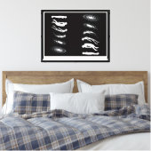 Toile "De l'humanité à Cosmos - Evolution à Galaxy Po (Insitu(Chambre))