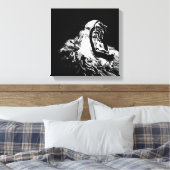 Toile de Lion Rocher Art mur (Insitu(Chambre))
