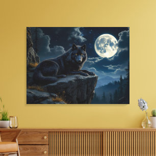 Toile de Loup Noir