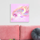 Toile de Lullabe de Starlight rose enveloppé (Insitu(Salon))