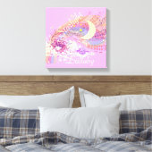 Toile de Lullabe de Starlight rose enveloppé (Insitu(Chambre))