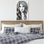 Toile de luxe Blue Elegance Art (Insitu(Chambre))