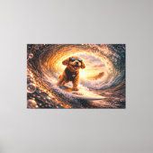 Toile de Luxe Cockapoo Surf – Ocean Dog Art (Recto)