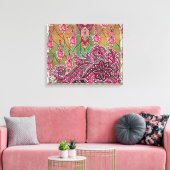 Toile de luxe | Encadrée | Moderne | Art vibrant (Insitu(Salon))
