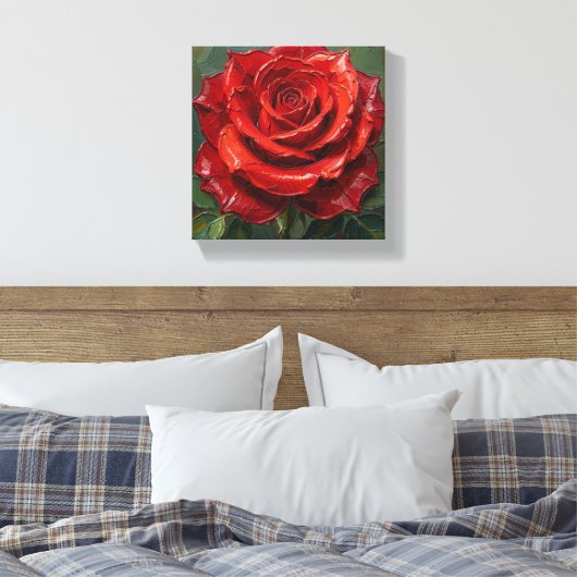 Toile de luxe encadrée SPNP_Rose_Premium (Insitu(Chambre))